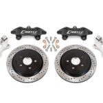 15" Conversion Kit by Carlyle Racing, Drilled and Slotted Rotors, Black Calipers BMR Suspension لـ Corvette 1997-2004