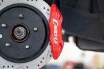 15" Conversion Kit by Carlyle Racing, Drilled and Slotted Rotors, Red Calipers BMR Suspension لـ Corvette 1997-2004