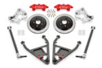 15" Conversion Kit by Carlyle Racing, Solid Rotors, Red Calipers BMR Suspension for Corvette 2014-2019