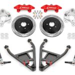 17" Conversion Kit by Carlyle Racing, Solid Rotors, Black Calipers BMR Suspension for Corvette 2014-2019