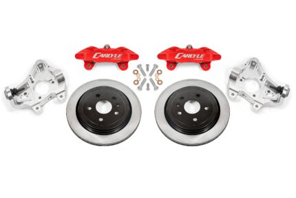 17" Conversion Kit by Carlyle Racing, Solid Rotors, Red Calipers BMR Suspension لـ Corvette 2014-2019