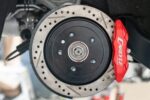 17" Conversion Kit by Carlyle Racing, Drilled and Slotted Rotors, Red Calipers BMR Suspension لـ Corvette 2014-2019