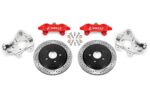17" Conversion Kit by Carlyle Racing, Drilled and Slotted Rotors, Red Calipers BMR Suspension لـ Corvette 2014-2019