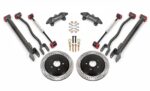 15" Conversion Kit by Carlyle Racing, Drilled and Slotted Rotors, Black Calipers BMR Suspension for Cadillac CTS-V 2008-2014