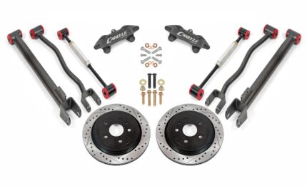 15" Conversion Kit by Carlyle Racing, Drilled and Slotted Rotors, Black Calipers BMR Suspension لـ Cadillac CTS-V 2008-2014