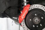 15" Conversion Kit by Carlyle Racing, Drilled and Slotted Rotors, Red Calipers BMR Suspension for Cadillac CTS-V 2008-2014