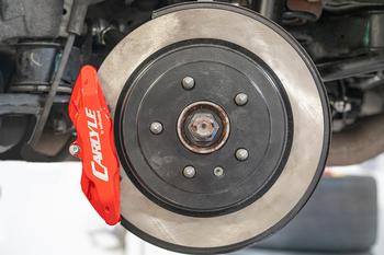 15" Conversion Kit by Carlyle Racing, Solid Rotors, Red Calipers BMR Suspension لـ Cadillac CTS-V 2015-2019