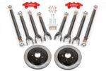15" Conversion Kit by Carlyle Racing, Solid Rotors, Red Calipers BMR Suspension لـ Cadillac CTS-V 2015-2019
