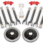15" Conversion Kit by Carlyle Racing, Solid Rotors, Red Calipers BMR Suspension لـ Cadillac CTS-V 2015-2019