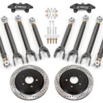 15" Conversion Kit by Carlyle Racing, Drilled and Slotted Rotors, Black Calipers BMR Suspension لـ Cadillac CTS-V 2015-2019