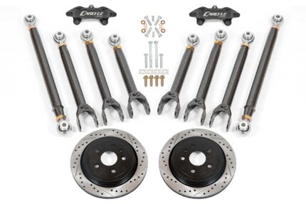 15" Conversion Kit by Carlyle Racing, Drilled and Slotted Rotors, Black Calipers BMR Suspension لـ Cadillac CTS-V 2015-2019