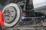 15" Conversion Kit by Carlyle Racing, Drilled and Slotted Rotors, Red Calipers BMR Suspension for Cadillac CTS-V 2015-2019