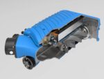 طقم سوبرتشارجر Whipple - Ford 7.3L Godzilla Whipple Gen 6 3.0L Hot Rod Supercharger Kit