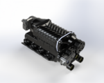 Supercharger Kit Whipple - Chevy / GM LS1, LS3 and LS7 Whipple Gen 6 3.8L Hot Rod Supercharger Kit (Rear Feed)