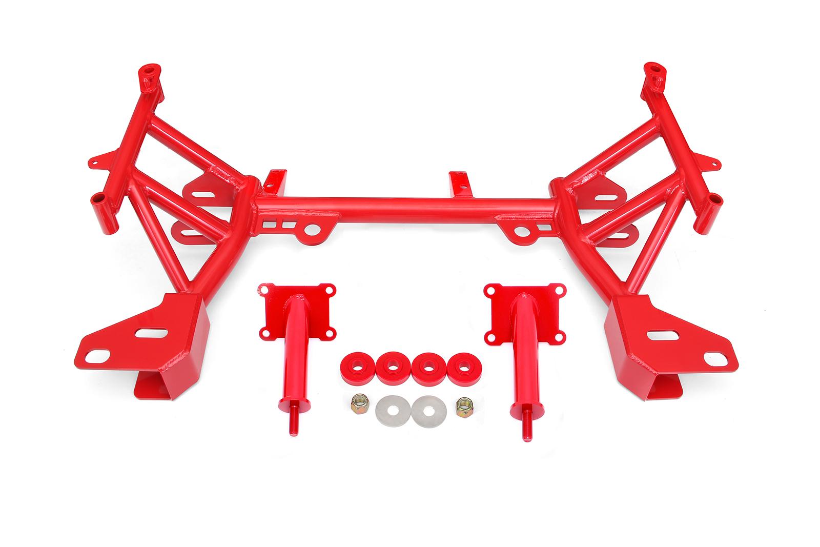 K-member, low mount turbo, LS1 motor mounts, pinto mounts BMR Suspension for F-Body 1993-2002 K-member, low mount turbo, LS1 motor mounts, pinto mounts BMR Suspension for F-Body 1993-2002