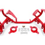 A-arms, lower, adj, delrin/rod end, 19mm tall ball joint BMR Suspension for Shelby GT500 2010-2014