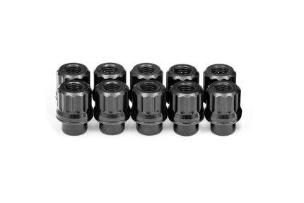 Lug nut kit, 12mm x 1.50 RH, shank, 12-pt, alum, set of 10 BMR Suspension for Corvette 2014-2019