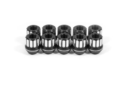 Lug nut kit, 12mm x 1.50 RH, conical, 12-pt, alum, set of 10 BMR Suspension for Corvette 2014-2019