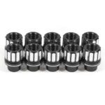 Lug nut kit, 14mm x 1.50 RH, shank, 12-pt, alum, set of 10 BMR Suspension لـ Mustang 2015-2023