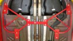 Subframe connectors, bolt-on BMR Suspension for Chevy Camaro 2010-2015