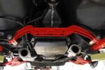 Transmission crossmember, TH350/PG/700R4/C4/C6/AOD/4L60 BMR Suspension for Mustang 1982-1993