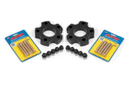 Wheel spacer kit, front, 1.25" wide, 1/2-20 stud, shank lugs BMR Suspension لـ Pontiac G8 2008-2009
