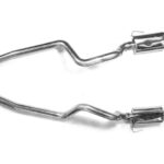 أنابيب توصيل العادم Kooks Headers - 3" SS Exhaust w/SS tips. 2005-2009 Mustang GT/GT500. Requires Kooks X or H-Pipe.