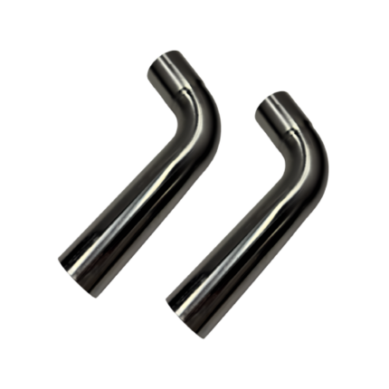 أنابيب توصيل العادم Kooks Headers - PAIR of Full 3" SS Connection Adapters (7" Long). Fits 2015-2026 Mustang GT 5.0L