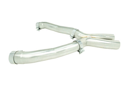 أنابيب توصيل العادم Kooks Headers - 3" SS Competition Only Connections & X-Pipe Fox/SN95 Coyote Swap w/Manual Trans.