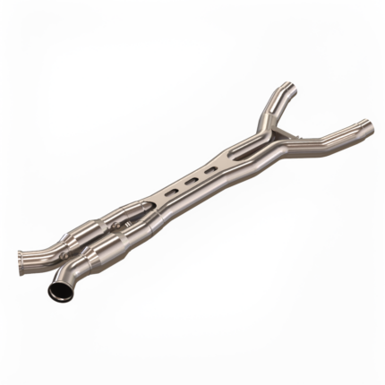 أنابيب توصيل العادم Kooks Headers - 3" SS H.O. GREEN Catted ULTRA X Pipe. 2014-2019 Corvette C7. Connects to OEM.