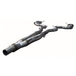 3" SS Axle-Back Exhaust w/SS Tips. 2018-2023 Mustang 5.0L.