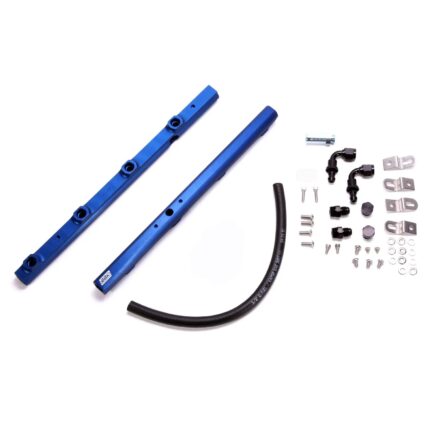 قطعة نظام وقود BBK Performance - Ford Mustang GT High Flow Billet Aluminum Fuel Rails 99-04