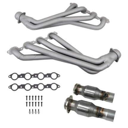 قطعة نظام عادم BBK Performance - Chevrolet Camaro SS 6.2 LT1 1-7/8 Long Tube Exhaust Header & Mid Pipe Kit 16-24 - Titanium Ceramic