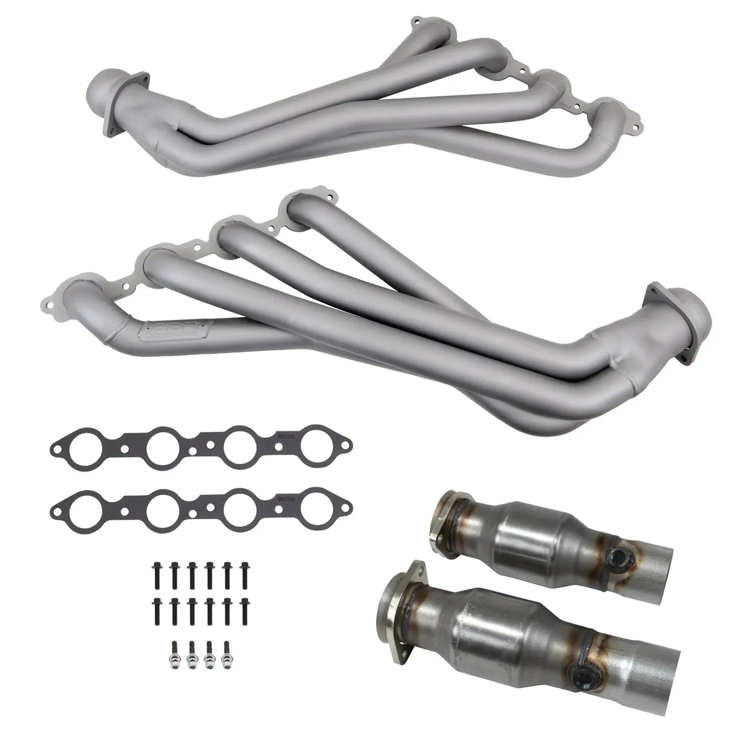 قطعة نظام عادم BBK Performance - Chevrolet Camaro SS 6.2 LT1 1-7/8 Long Tube Exhaust Header & Mid Pipe Kit 16-24 - Titanium Ceramic قطعة نظام عادم BBK Performance - Chevrolet Camaro SS 6.2 LT1 1-7/8 Long Tube Exhaust Header & Mid Pipe Kit 16-24 - Titanium Ceramic