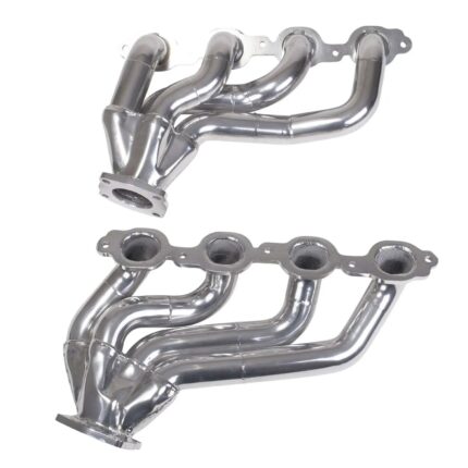 قطعة نظام عادم BBK Performance - Chevrolet Camaro SS LT1 6.2 1-3/4 Shorty Exhaust Headers Polished Silver Ceramic 16-24