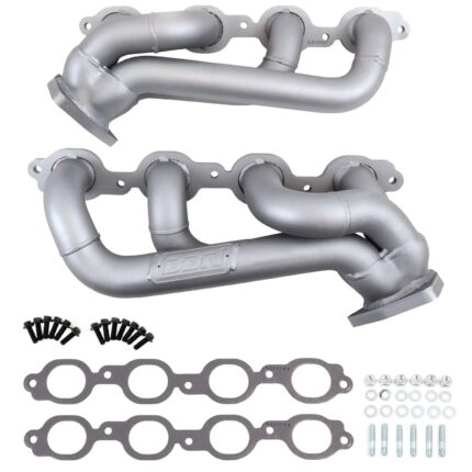قطعة نظام عادم BBK Performance - Chevrolet Full Size Truck 5.3/6.2L 1-3/4” Shorty Exhaust Headers – Titanium Ceramic 19-25