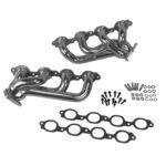 Ford Mustang 351 Swap 1-5/8 Shorty Exhaust Headers Polished Silver Ceramic 79-93