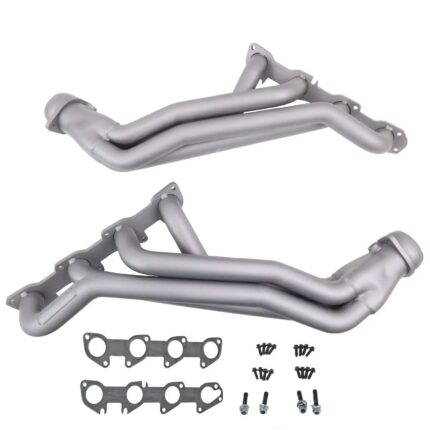 قطعة نظام عادم BBK Performance - Dodge 5.7 Hemi Challenger Charger 1-3/4 Long Tube Exhaust Headers Titanium Ceramic 05-08