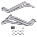 قطعة نظام عادم BBK Performance - Dodge Challenger Charger 300 V6 3.5 1-5/8 Long Tube Exhaust Headers Titanium Ceramic 06-10
