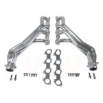 Ford Mustang V6 3.7 1-3/4 Long Tube Exhaust Headers Polished Silver Ceramic 11-17