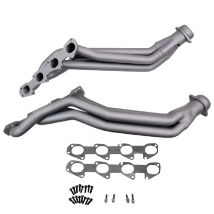 قطعة نظام عادم BBK Performance - Dodge Charger Challenger SRT8 6.1, 6.2, 6.4L Long Tube Headers 1-7/8 Titanium Ceramic 06-24
