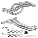 قطعة نظام عادم BBK Performance - Dodge Ram 1500 5.7L Hemi 1-3/4” Long Tube Exhaust Headers - Polished Silver Ceramic 09-25