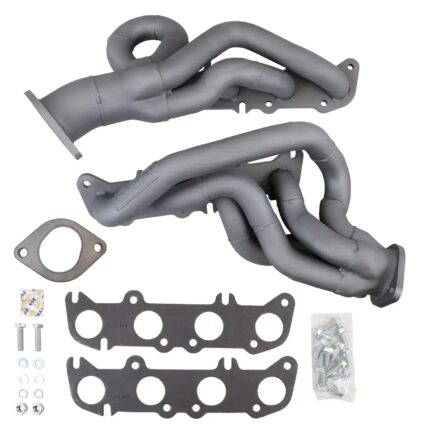 قطعة نظام عادم BBK Performance - Ford Mustang GT 1-3/4 Shorty Exhaust Headers Titanium Ceramic 15-17 - Reconditioned
