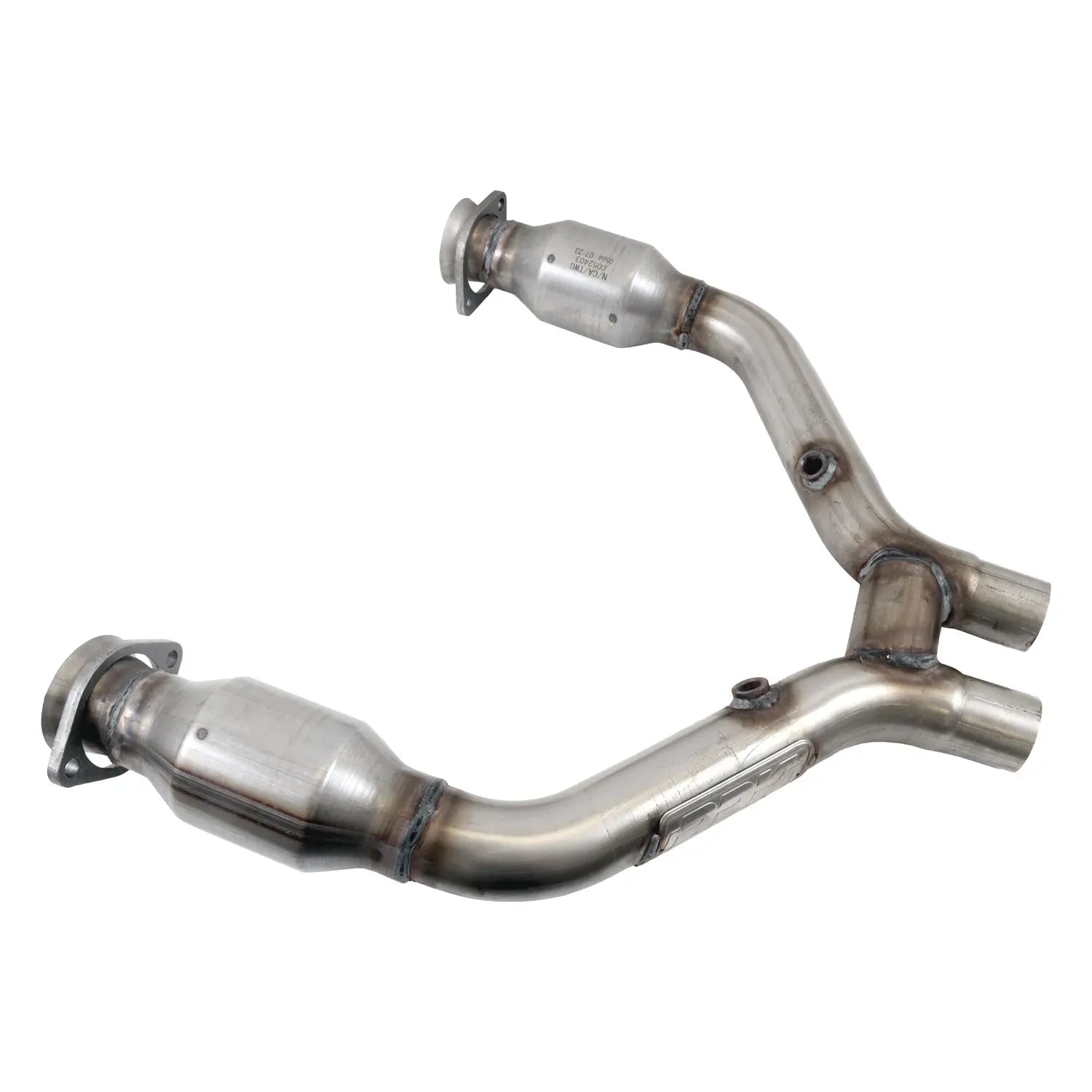Ford Mustang V6 High Flow Catted Short Mid H-Pipe For Long Tubes 15-17 Ford Mustang V6 High Flow Catted Short Mid H-Pipe For Long Tubes 15-17