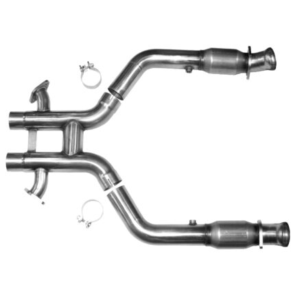 أنابيب توصيل العادم Kooks Headers - 3" x 2-3/4"(OEM) SS Catted H-Pipe. 2012-2013 Mustang Boss 302 5.0L.