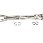 3" SS GREEN Catted X-Pipe. 2009-2013 Corvette 6.2L. Connects to OEM.