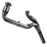 3" SS GREEN Catted Header-Back Exh. 2016-2024 Camaro SS/ZL1. (Factory Mufflers)