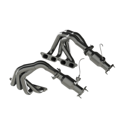 هدرز Kooks Headers - 1-7/8" x 2" Tri-Y Headers and 5" Ultra GREEN Cats. 2022+ Corvette Z06.