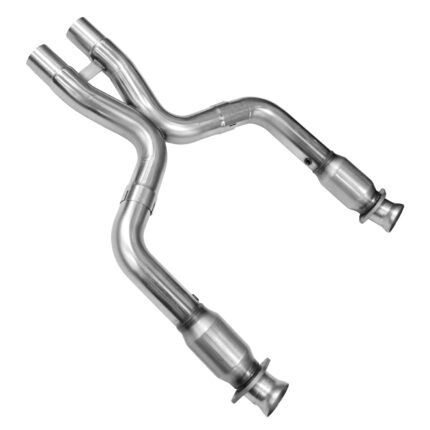 أنابيب توصيل العادم Kooks Headers - 3" x 2-3/4"(OEM) SS Catted X-Pipe. 2011-2014 Mustang GT 5.0L.