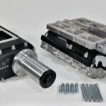 Supercharger Throttle Body or Inlet Magnuson - ICT Billet Cathedral Port Cylinder Head To LS3 Rectangle Port Intake Manifold Adapter (LS3)